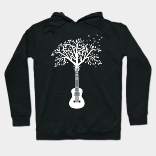 Ukulele Tree Dark Theme Hoodie